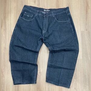 Enyce Men's Relaxed Fit Dark Blue Jeans